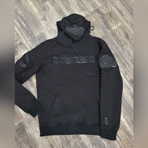 NFL DENVER BRONCOS TRIPLEBLACK MEN'S KNITPULLOVER HOODIE Sz M. Worn twice